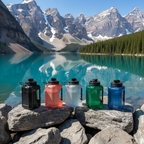 5 couleurs - lac montagne