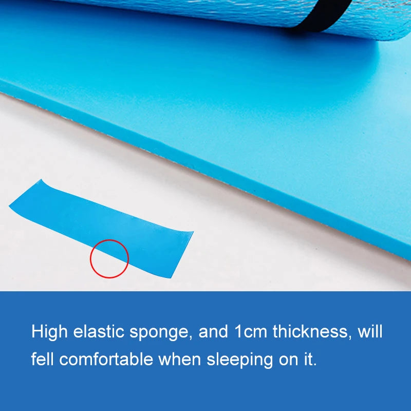 Tapis de Camping EVA Film Aluminium - Matelas Léger Imperméable Isolant pour Randonnée, Plage, Yoga, Pique-nique