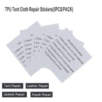 Patches de Réparation Tente en TPU – Lot de 5 Autocollants Imperméables pour Tente, Kayak, Veste