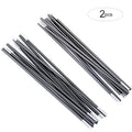 Mâts de Tente en Aluminium – 1 Paire de Tiges Légères de Remplacement pour Tente, Abri Solaire, Accessoires Camping