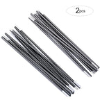 Mâts de Tente en Aluminium – 1 Paire de Tiges Légères de Remplacement pour Tente, Abri Solaire, Accessoires Camping