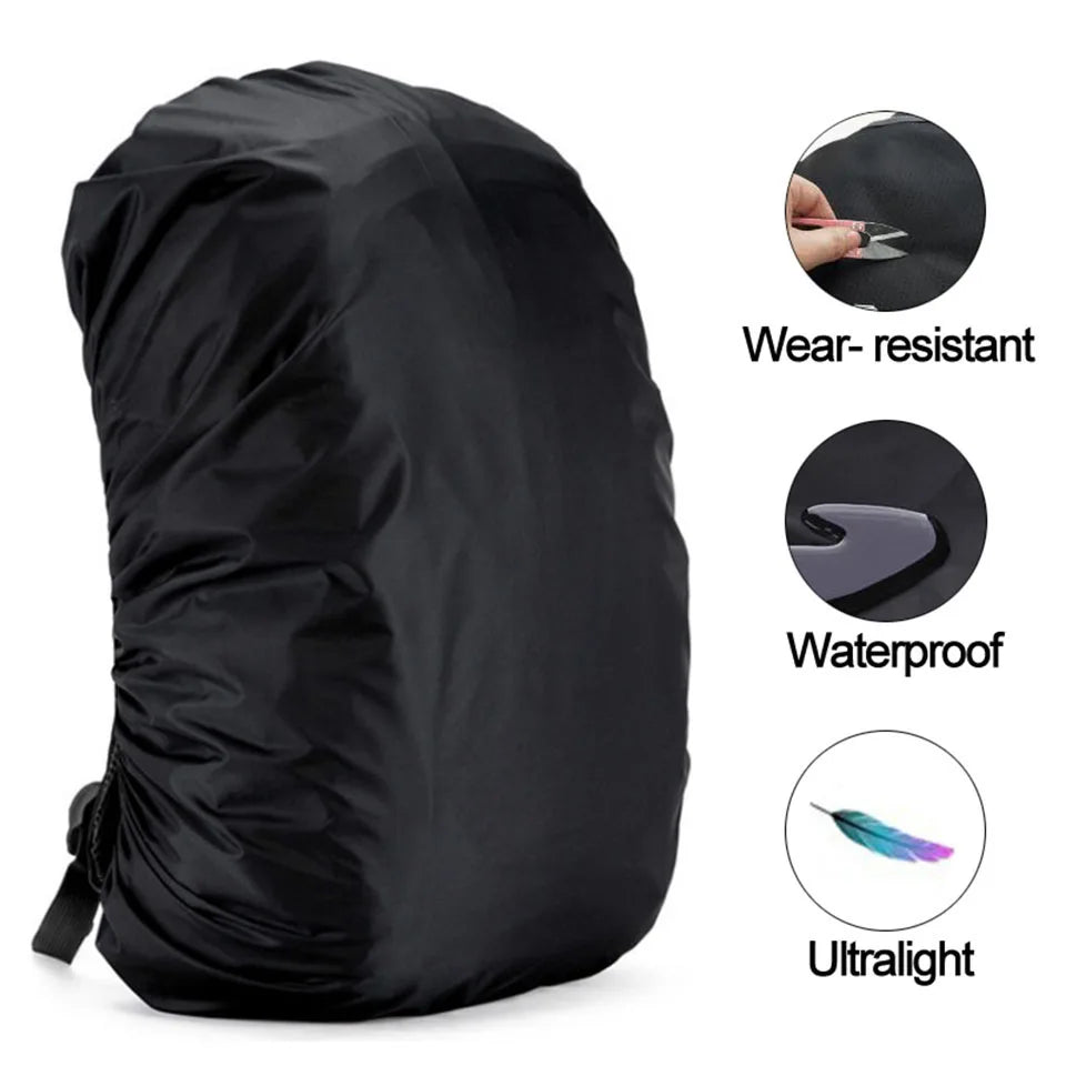 Housse de Pluie pour Sac à Dos – Imperméable, Anti-poussière, Protection Solaire, Camping & Randonnée