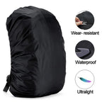 Housse de Pluie pour Sac à Dos – Imperméable, Anti-poussière, Protection Solaire, Camping & Randonnée