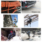 Corde d'Escalade 10m/20m/30m/50m – Corde d'Urgence Outdoor 9mm Haute Résistance