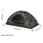 Tente de Camping Ultra-Légère 1/2 Personnes Couche Simple, Anti-UV UPF 30+, Randonnée & Camping