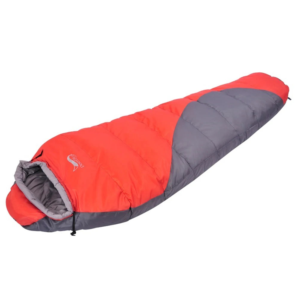 Sac de Couchage Momie Hiver – Coton Chaud avec Sac de Compression, Couverture Portable pour Camping et Randonnée