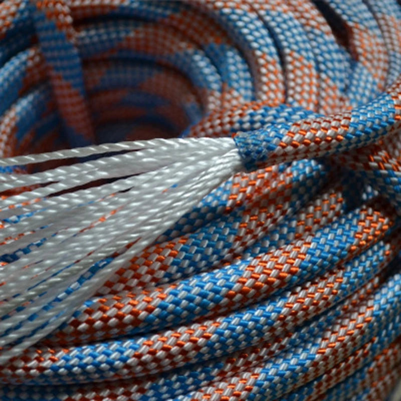 Corde d'Escalade Outdoor 10m/20m/30m/50m – Corde d'Urgence 9mm Haute Résistance