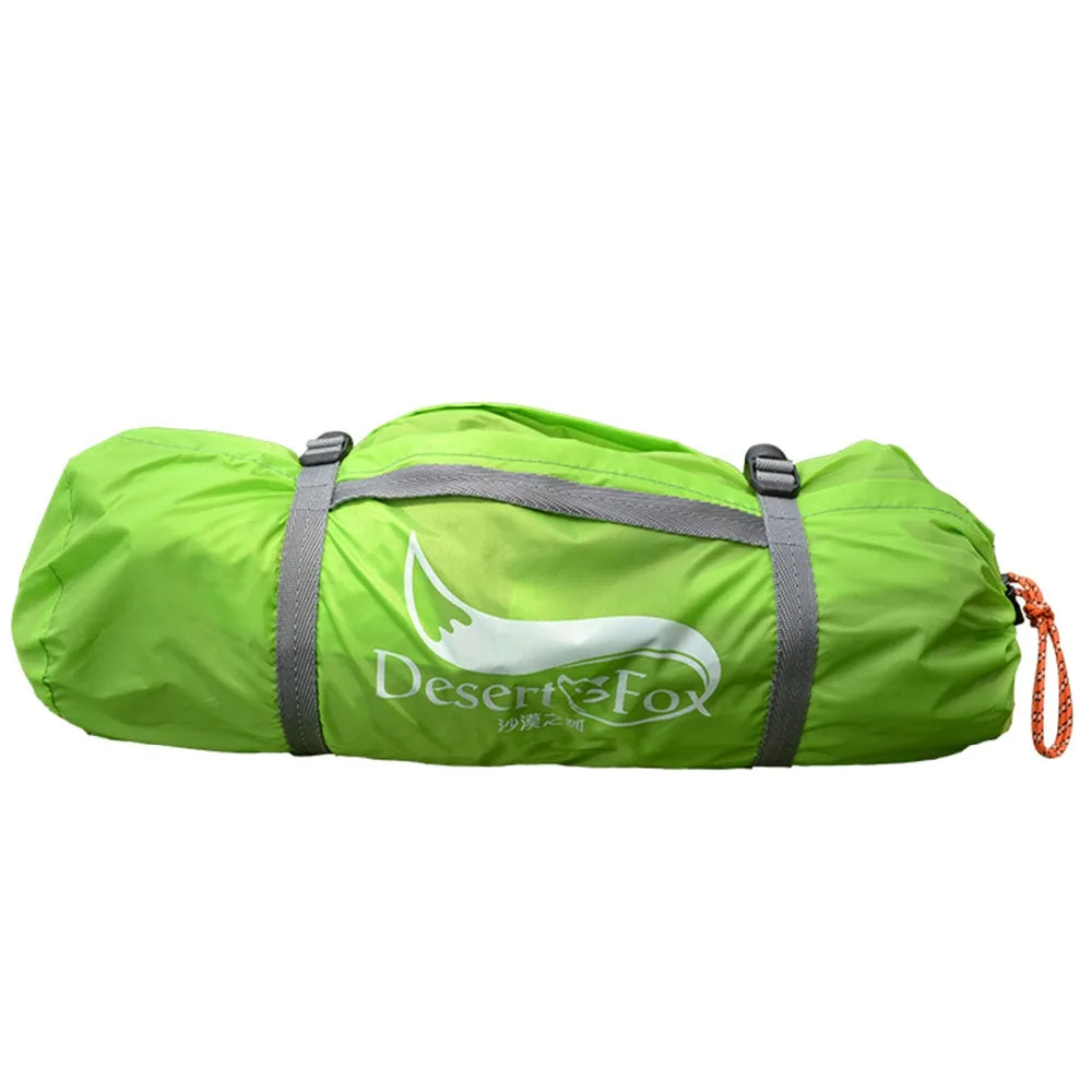 Tente de Camping 2 Personnes – Tente Légère Randonnée, Double Paroi, Mâts Aluminium, Sac de Transport