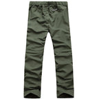Pantalon Cargo Homme Détachable Séchage Rapide – Respirant, Imperméable, Convertible en Short – Outdoor