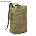 Sac à Dos de Voyage Grande Capacité – Toile Canvas, Alpinisme & Randonnée | Homme
