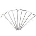 Piquets de Tente – Lot de 6 Sardines 18 cm en Alliage d'Aluminium pour Tente, Auvent, Cordes de Haubanage