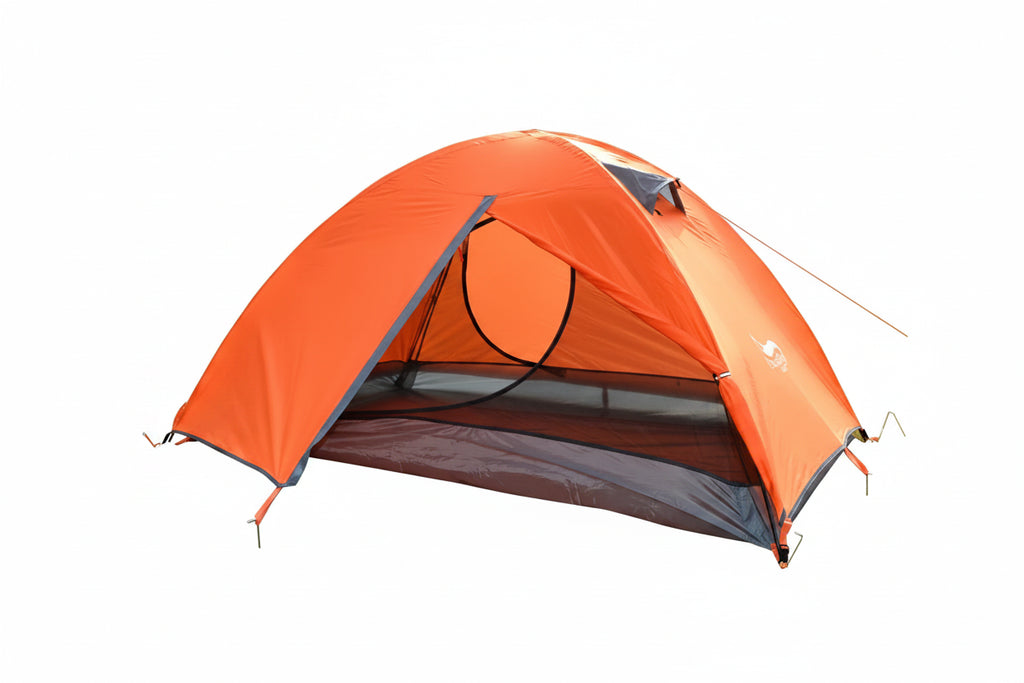 Tente de Randonnée 2 Personnes Double Couche 4 Saisons Imperméable Légère