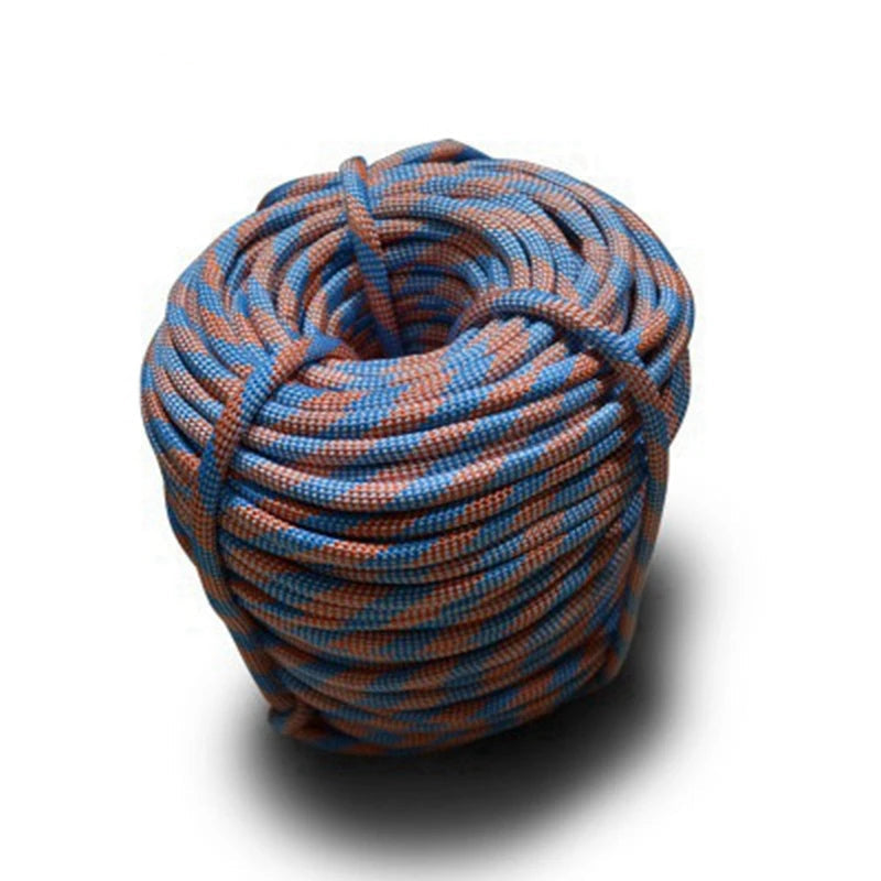 Corde d'Escalade Outdoor 10m/20m/30m/50m – Corde d'Urgence 9mm Haute Résistance