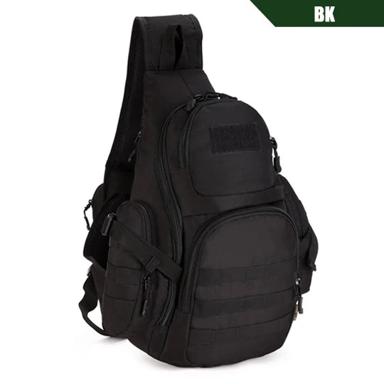 Sac à Dos Tactique 20-35L – Sling Bag Imperméable Molle pour Ordinateur 14", Randonnée, Camping et Chasse