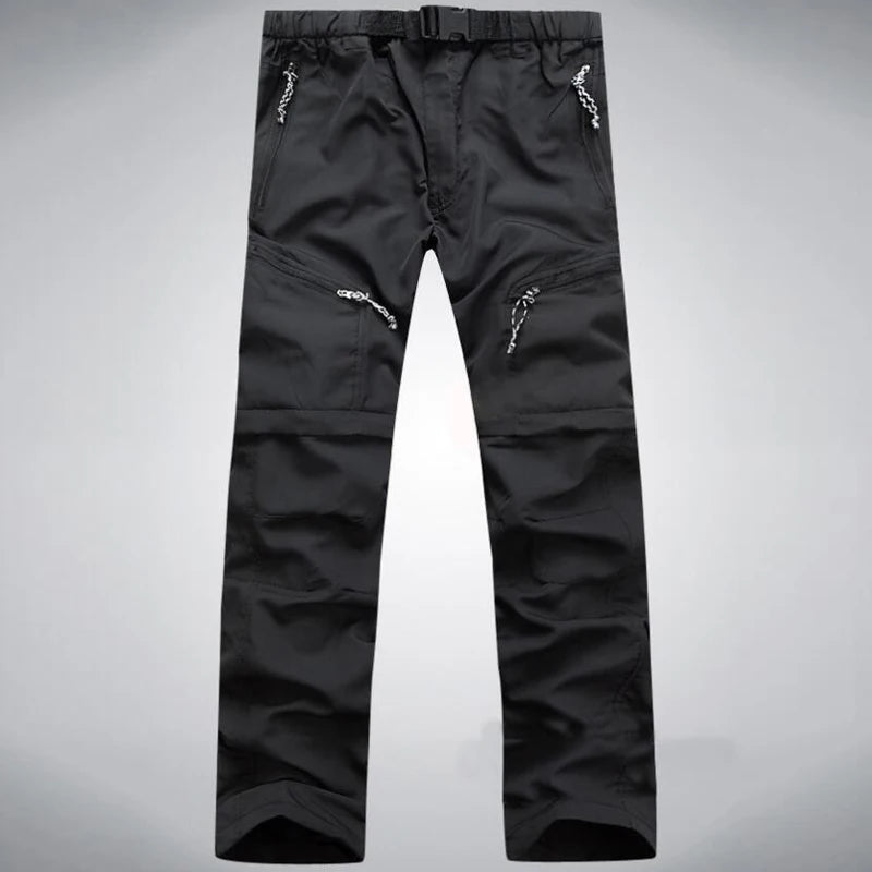 Pantalon Cargo Homme Détachable Séchage Rapide – Respirant, Imperméable, Convertible en Short – Outdoor