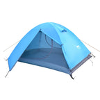 Tente de Camping 2 Personnes – Tente Légère Randonnée, Double Paroi, Mâts Aluminium, Sac de Transport