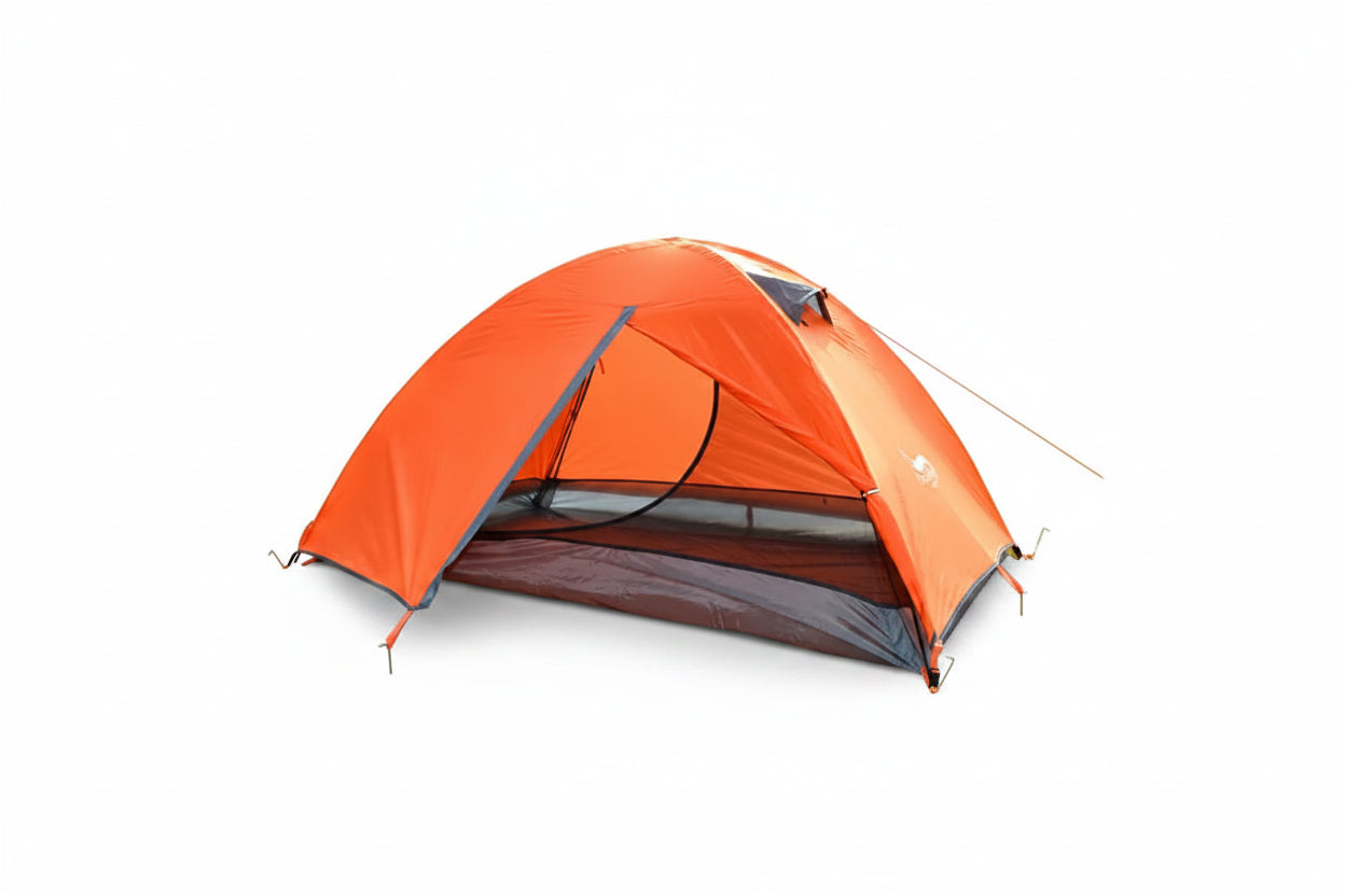 Tente de Randonnée 2 Personnes Double Couche 4 Saisons Imperméable Légère