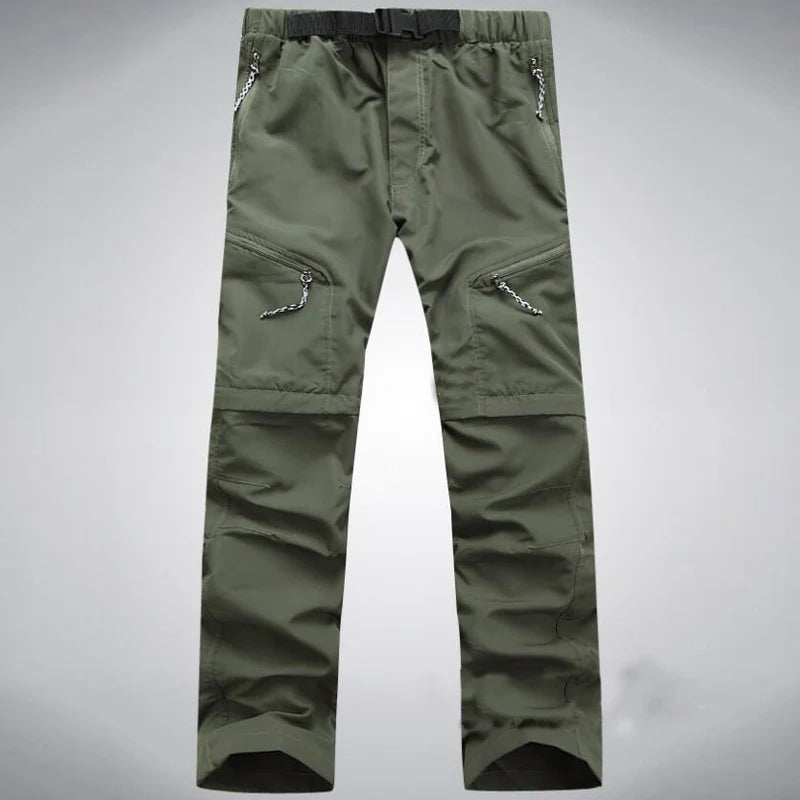 Pantalon Cargo Homme Détachable Séchage Rapide – Respirant, Imperméable, Convertible en Short – Outdoor