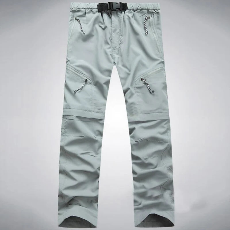 Pantalon Cargo Homme Détachable Séchage Rapide – Respirant, Imperméable, Convertible en Short – Outdoor