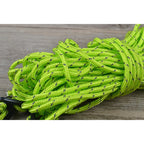 Cordes Réfléchissantes pour Tente - Lot de 4, 2m, Haute Résistance avec Boucle, Accessoires Camping Coupe-Vent