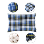 Oreiller de Camping – Oreiller de Voyage Pliant en Coton, Léger et Portable avec Housse pour Camping et Randonnée