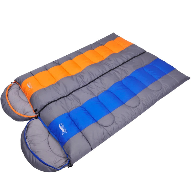 Sac de Couchage Chaud Hiver – Enveloppe Grand Format 220x85cm – Adultes – Camping, Randonnée
