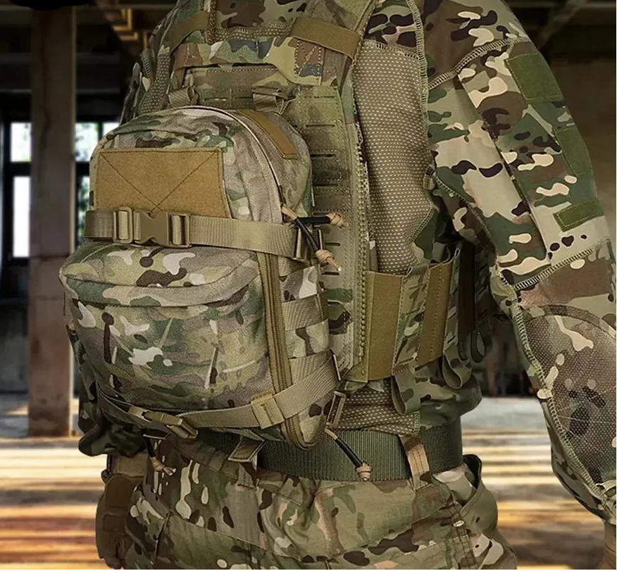 Sac d'Hydratation Tactique – Sac à Dos Assault Molle pour Chasse, Entraînement et Outdoor