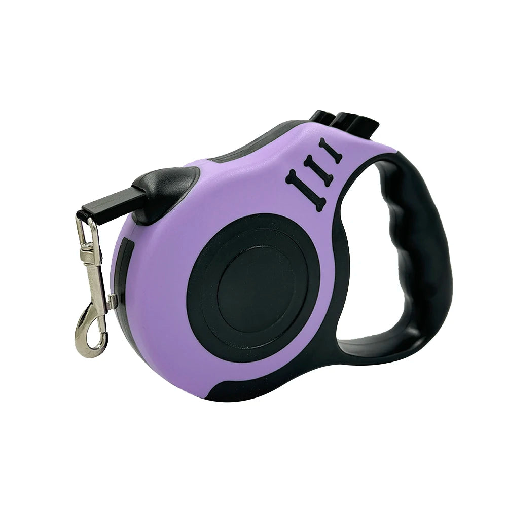 Laisse Rétractable pour Chien 3m 5m – Petits, Moyens et Grands Chiens & Chats – Nylon Résistant