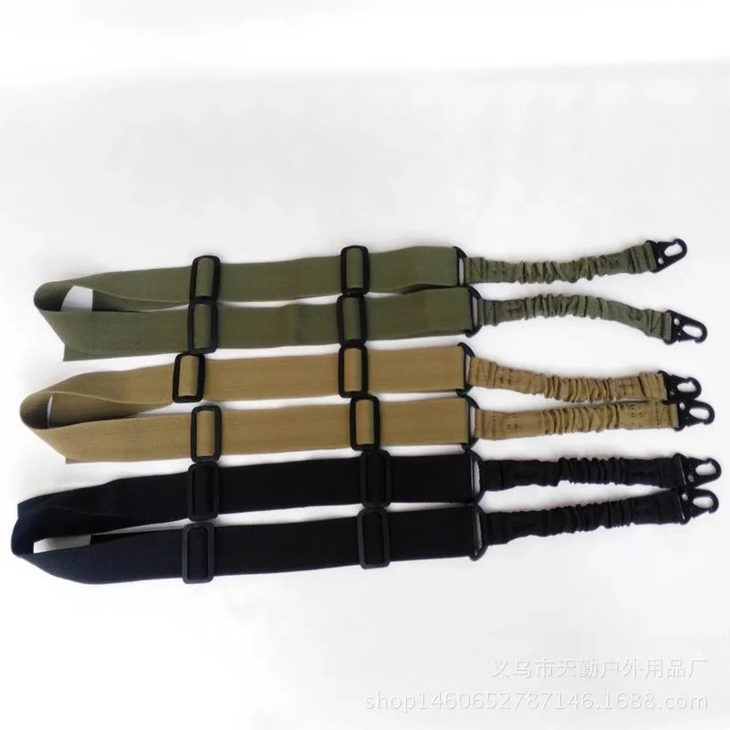 Sangle Tactique Nylon Diagonale Outdoor – Corde À Point Unique Style Américain, Sangle Multifonction pour Canon à Eau et Tâches Tactiques