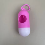 Distributeur de Sacs à Déjections Forme Pilule – Porte-Sacs pour Collier & Laisse de Chien