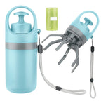 Ramasse-Crottes Portable pour Chien avec Sac – Pince à Déjections, Pelle Hygiénique, Outil de Nettoyage Extérieur