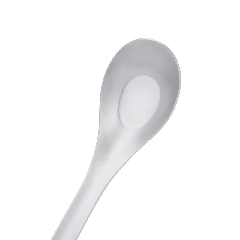Cuillère en Titane à Long Manche – Ultra-Légère – Soupe & Camping Outdoor