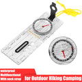 Boussole Règle Carte Pliable Multifonction – Imperméable, Orientation & Survie – Randonnée, Camping