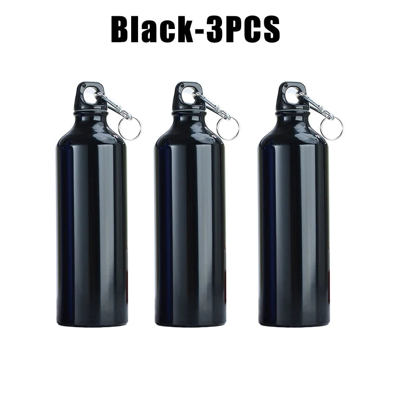 Gourde en Aluminium 500ml / 750ml – Grande Capacité, Étanche, Gym, Sport, Plein air