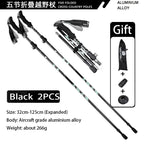 Bâtons de Randonnée Télescopiques Ultralégers Pliables – Nordic Walking & Trekking 32-125 cm
