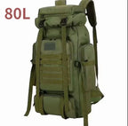 Sac à Dos Alpinisme 80L/100L – Tactique, Grande Capacité, Randonnée, Camping, Voyage