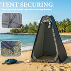 Tente d'intimité Pop-Up Portable – Douche Extérieure, Toilettes Camping, Abri Pluie, Pliable avec Sac