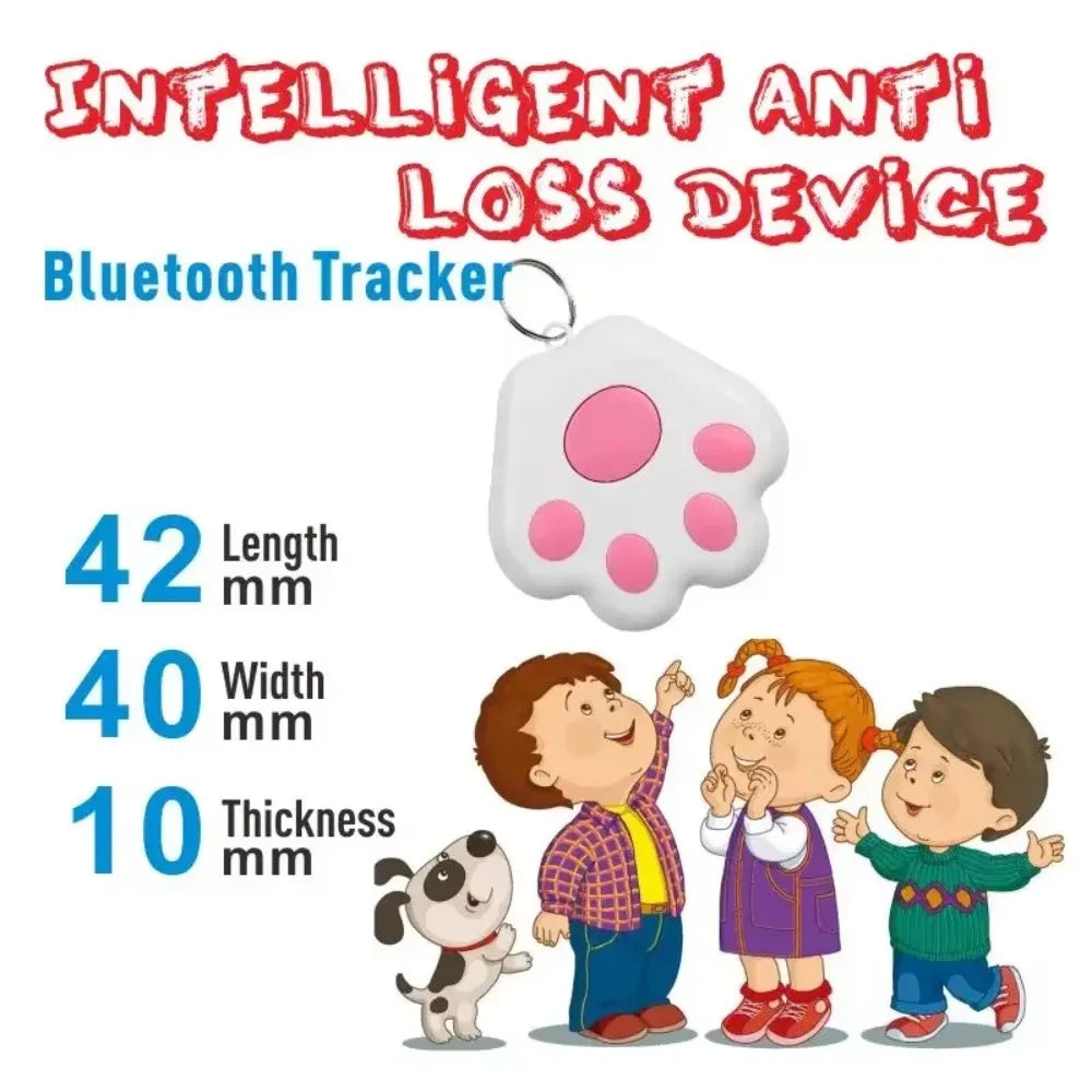 Mini Traceur GPS Patte de Chien – Dispositif Anti-Perte Intelligent pour Chat, Chien, Enfant et Senior, Accessoire Collier