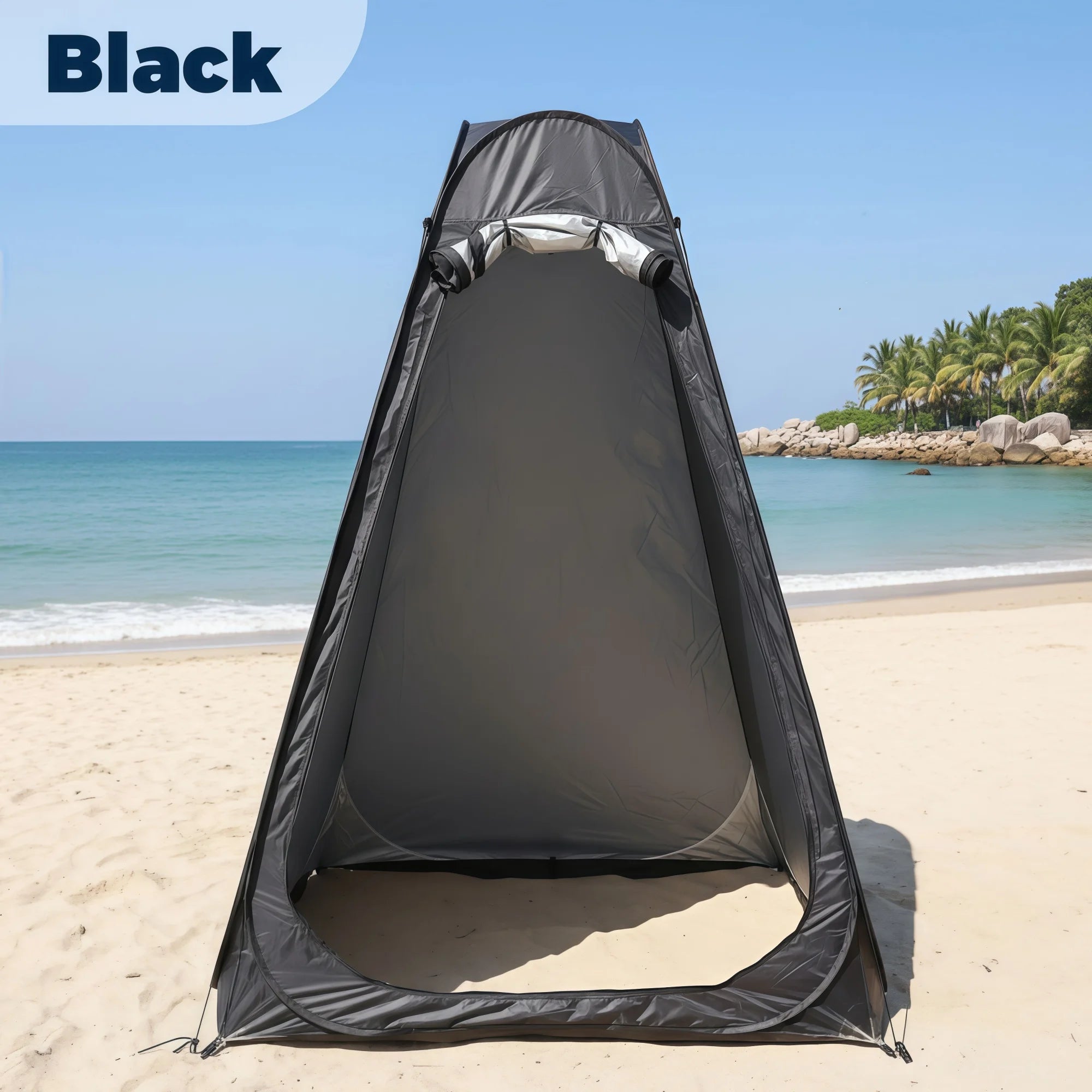 Tente d'intimité Pop-Up Portable – Douche Extérieure, Toilettes Camping, Abri Pluie, Pliable avec Sac