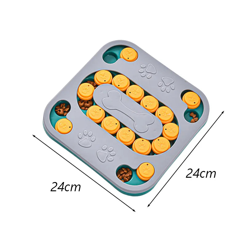 Jouet Distributeur Interactif pour Chien et Chat – Gamelle Anti-Glouton