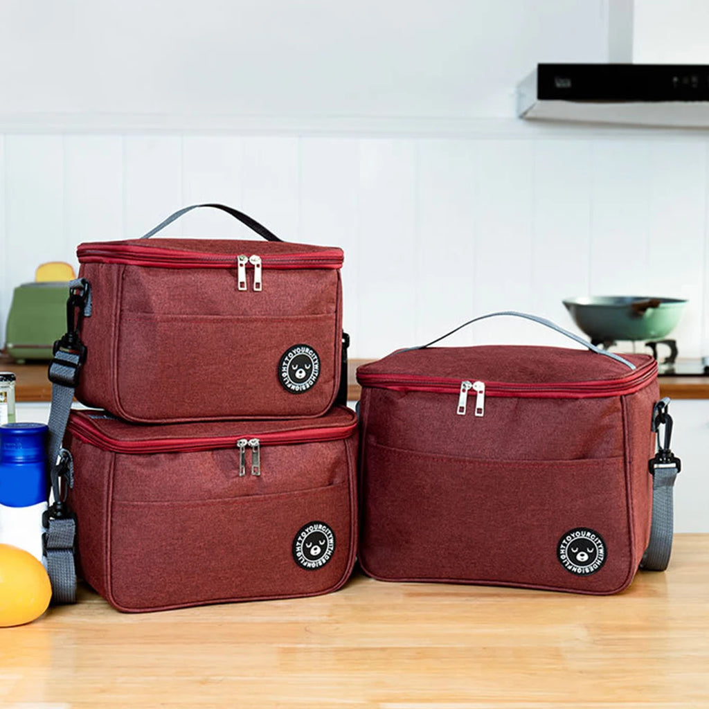 Sac Repas Isotherme Grande Capacité – Poignée & Bandoulière, Imperméable, Multifonction