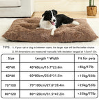 Lit Sofa Doux en Peluche Longue pour Chien et Chat – Coussin Confortable, Corbeille Animaux