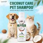 Shampooing à la Noix de Coco pour Animaux – Nettoyage Profond, Déodorant, Doux & Sûr pour Chiens et Chats