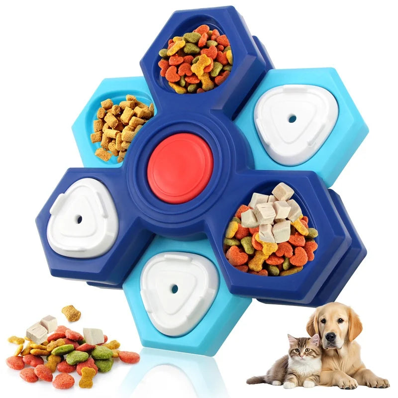 Jouet Puzzle Alimentaire pour Chien – Gamelle Anti-Ennui à Étages