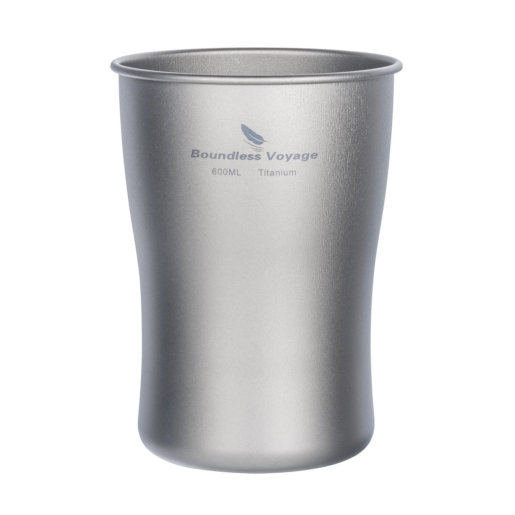 Tasse en titane monocouche ultralégère Mug bière, café, thé pour camping, pique-nique & maison