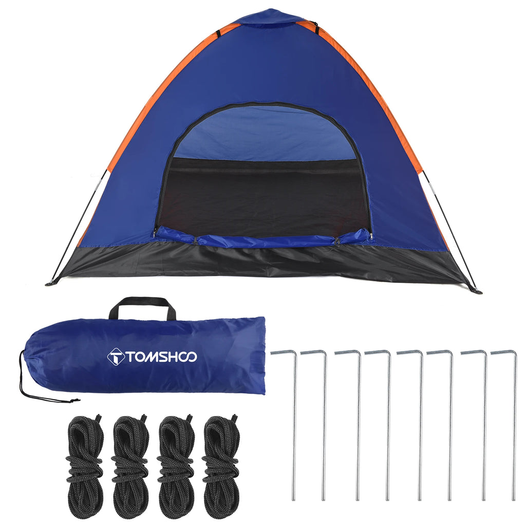 Tente de Camping 3-4 Personnes  Légère, Double Toile, Idéale Famille & Randonnée