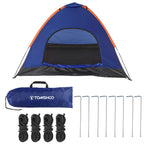 Tente de Camping 3-4 Personnes  Légère, Double Toile, Idéale Famille & Randonnée