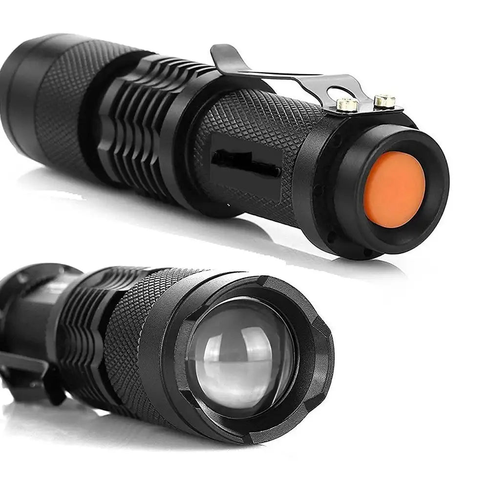 Lampe Tactique pour Casque FAST – Stroboscope/Lumière Constante, Zoom Télescopique, Survie & Sécurité, Éclairage Portable Outdoor Chasse