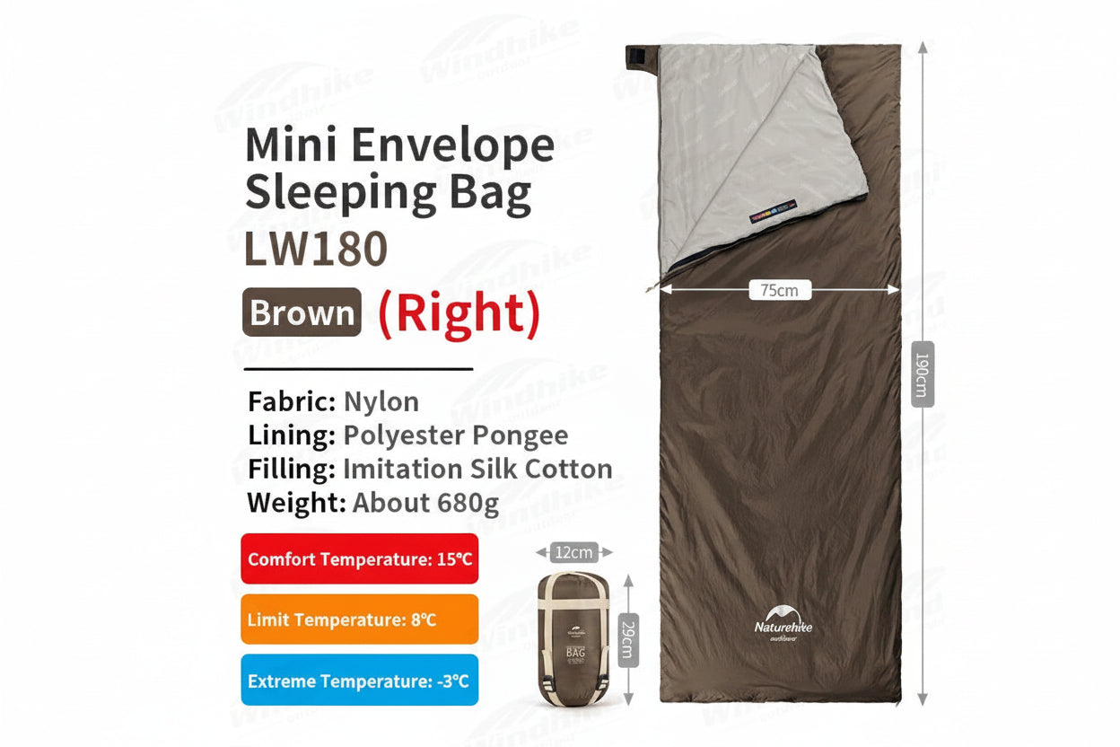 Sac de Couchage Ultra-léger Printemps Été en Coton – Camping, Randonnée, Imperméable, Simple ou Double