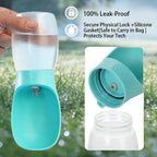 Gourde Portable pour Chien et Chat – Bol de Voyage Anti-Fuite 300 ml pour Petits et Grands Chiens, Distributeur d'Eau Outdoor